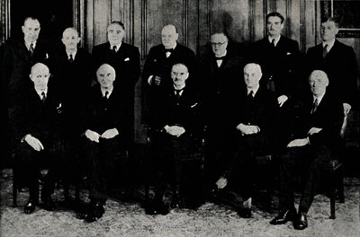 Het originele oorlogskabinet door Unbekannt