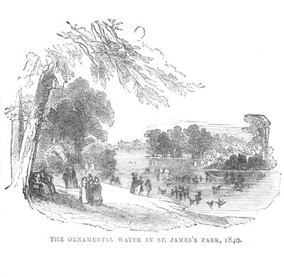Het Sierwater in St. James Park, 1840, ca. 1870 door Unbekannt