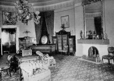 De Ovale Zitkamer in het Witte Huis, Washington DC, VS, 1908 door Unbekannt