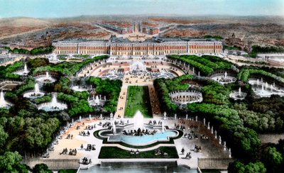 Het paleis van Versailles, Parijs, Frankrijk door Unbekannt