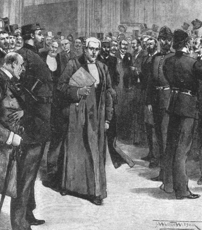 De Overdracht van de Home Rule Bill van het Lagerhuis naar het Hogerhuis, 2 september 1893 door Unbekannt