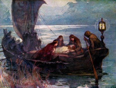 De dood van Arthur, 1925 door Unbekannt