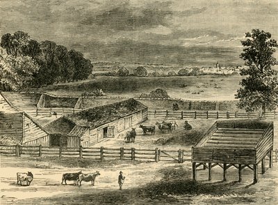 De executieplaats, Tyburn, in 1790, ca. 1876 door Unbekannt
