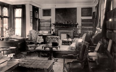 De studeerkamer van de dichter, Farringford House, 20e eeuw door Unbekannt
