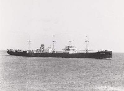 Het Poolse vrachtschip 