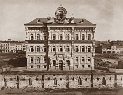 Het Polytechnisch Museum in Moskou, 1882 door Unbekannt