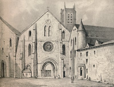Het Portaal van de Abdij van St Genevieve door Unbekannt