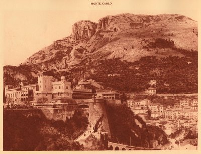 Het Prinselijk Paleis en la Condamine, Monte Carlo door Unbekannt