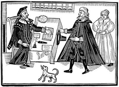 De Proctor en Parator, 1641 door Unbekannt