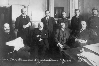 Het Voorlopige Comité van de Staatsdoema, 1917 door Unbekannt