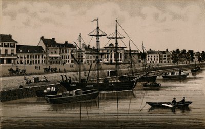 De kade door Unbekannt