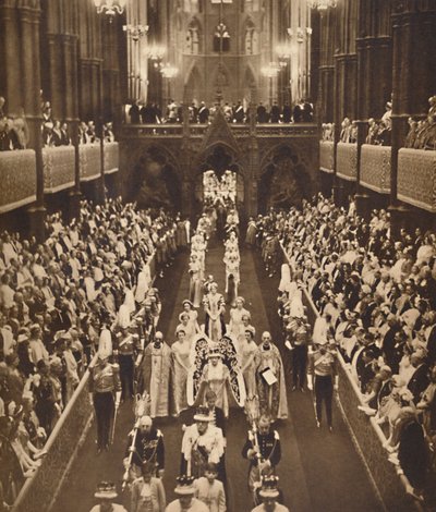 De processie van de koningin, 12 mei 1937 door Unbekannt