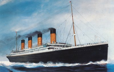 De RMS Titanic door Unbekannt