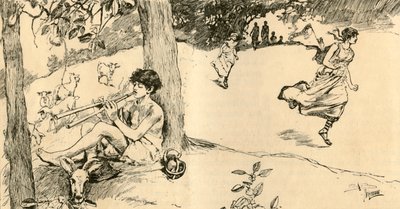 De Race van de Spartaanse Meisjes, 1881 door Unbekannt