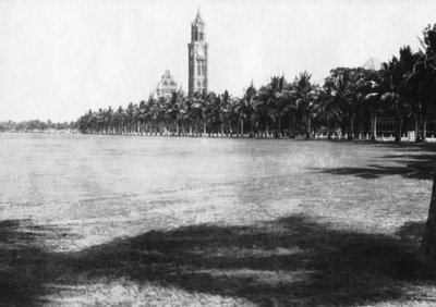 De Rajabai-toren, Universiteit van Bombay, India, ca. 1918 door Unbekannt