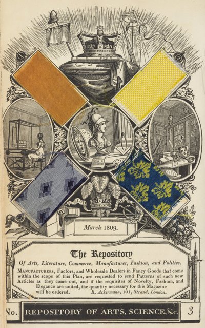 The Repository of Arts, Literature, Commerce, Manufactures, Fashions, and Pol..., januari-juni 1809 door Unbekannt