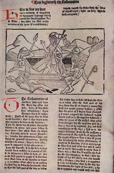 De opstanding, 1483, 1947 door Unbekannt