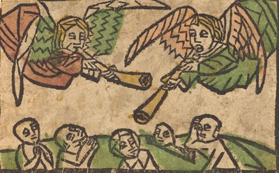 De Opstanding van de Doden, ca. 1460-1470 door Unbekannt
