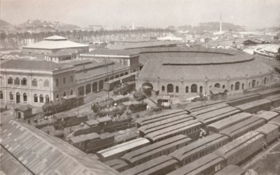 Het Rio de Janeiro Eindstation van de Centrale Spoorweg van Brazilië, 1914 door Unbekannt