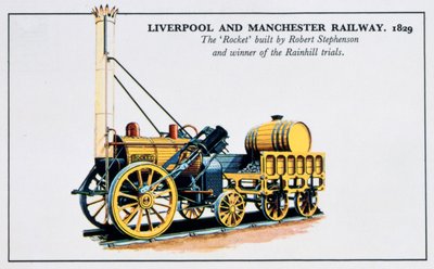 De Raket, Liverpool en Manchester Spoorwegen, 1829, 20e eeuw door Unbekannt
