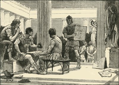 De Romeinen in Korinthe, 1890 door Unbekannt