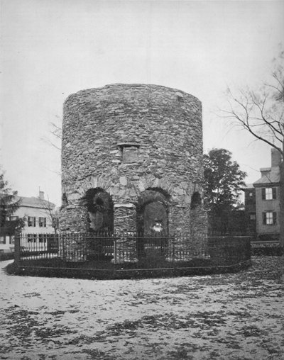 De Ronde Toren in Newport, ca. 1892 door Unbekannt