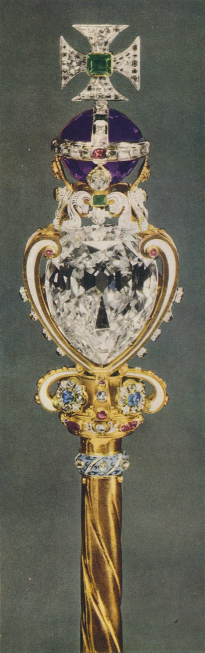 De Koninklijke Scepter met Het Kruis, 1937 door Unbekannt