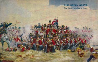 De Royal Scots. Het plein bij Quatre Bras, 1815, 1939 door Unbekannt