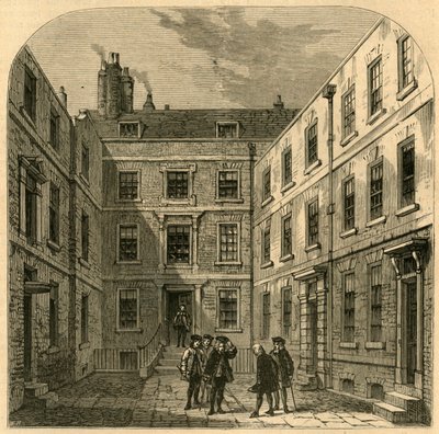 Het huis van de Royal Society in Crane Court, 1897 door Unbekannt