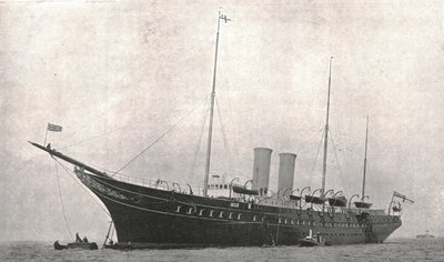 Het koninklijk jacht verlaat Cowes, Isle of Wight, 6 augustus 1902 door Unbekannt