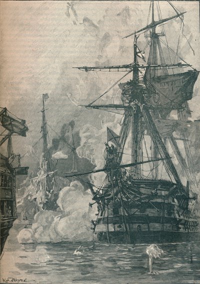 De Russische aanval op Sinop, Turkije, 1853-1906 door Unbekannt