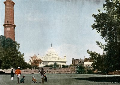 De Samadhi van Ranjit Singh, Lahore, India, ca. 1890 door Unbekannt