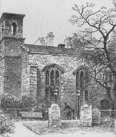 De Savoy Kapel, 1890 door Unbekannt