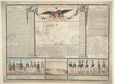 Het Semenovsky Life-Guards Regiment, 1810 door Unbekannt