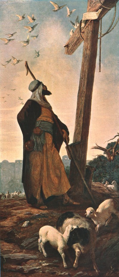 De herder van Jeruzalem, ca. 1881, ca. 1902 door Unbekannt