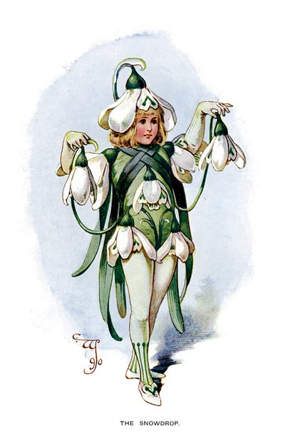 Het sneeuwklokje, 1899 door Unbekannt