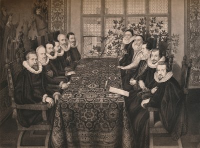 De Somerset House Conferentie, 1604, 1604, 1904 door Unbekannt