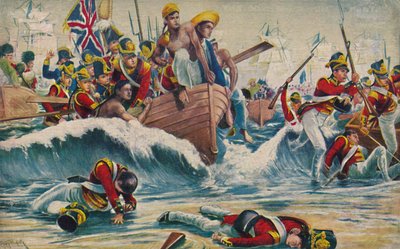 De Somerset Light Infantry. De wanhopige landing bij Aboukir Bay, 1801 door Unbekannt