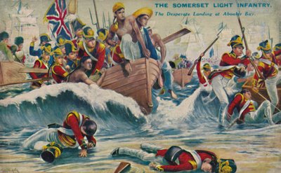 The Somerset Light Infantry. De wanhopige landing bij Aboukir Bay, 1801, 1939 door Unbekannt