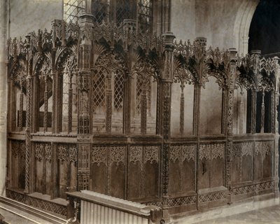 De Spring Chantry in de kerk van St. Peter en St. Paul, Lavenham, Suffolk door Unbekannt