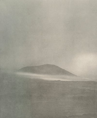 Het begin van een sneeuwstorm...Drift rond Mount Erebus, ca. 1908, 1909 door Unbekannt