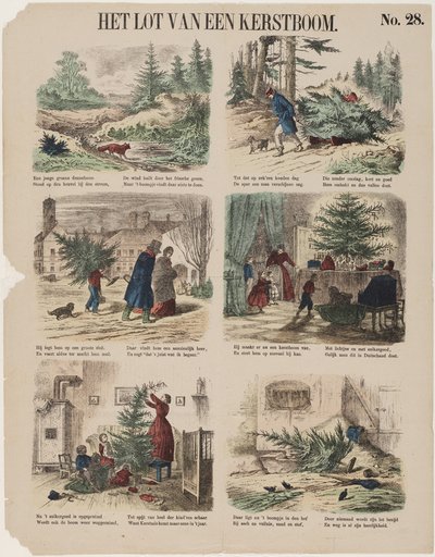 Het Verhaal van een Kerstboom, Tweede Helft van de 19e eeuw door Unbekannt