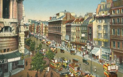 The Strand, Londen, ca. 1910 door Unbekannt