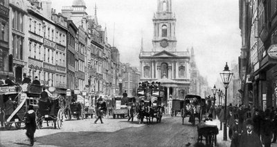 The Strand zoals het was in de tijd van Hansom cabs en hoge hoeden, Londen, 1935 door Unbekannt