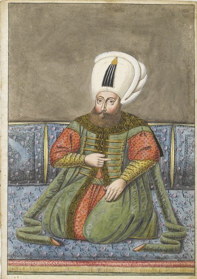 De Sultan Osman I door Unbekannt