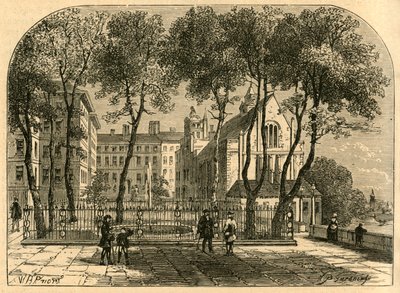 De Tempelfontein, van een Oude Prent, 1897 door Unbekannt