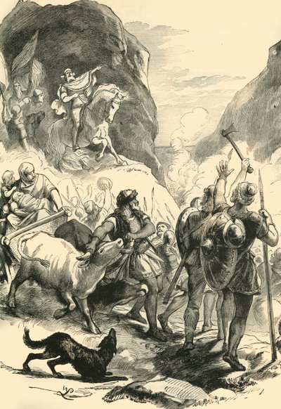 De Teutonen op Mars, 1890 door Unbekannt