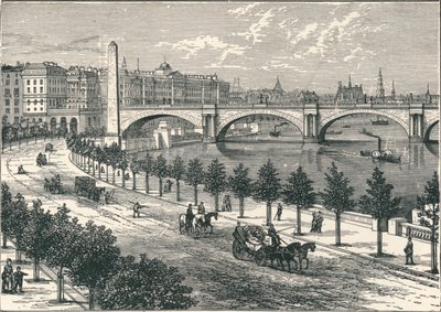 De Thames Embankment, met Cleopatra