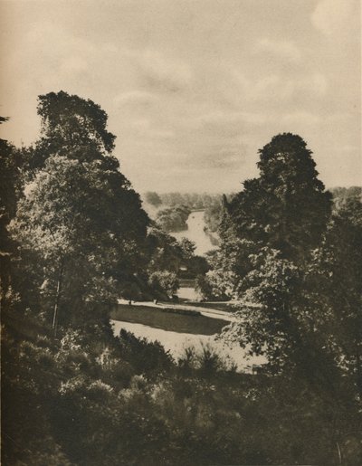 De Theems bij Richmond, een van de beroemdste uitzichten in Engeland, c1935 door Unbekannt