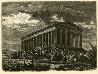 Het Theseion in Athene, 1890 door Unbekannt